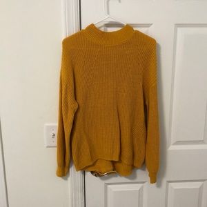 High neck sweater